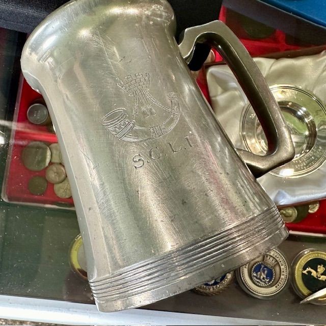 b2ap3_large_Tankard-5 ***New In***A Collection of Six Military Tankards from a Retired Duke of Cornwall's Light Infantry Colonel. - Armoury Antiques | Marlborough Antiques