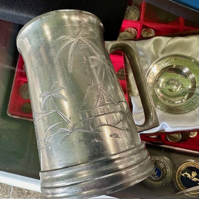 b2ap3_large_Tankard-6 ***New In***A Collection of Six Military Tankards from a Retired Duke of Cornwall's Light Infantry Colonel. - Armoury Antiques | Marlborough Antiques
