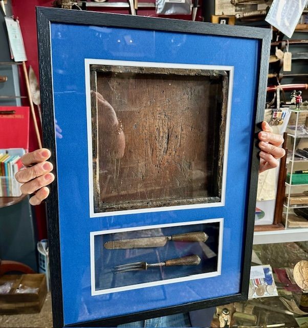 b2ap3_large_1805-Royal-Naval-Plate ***ALREADY SOLD***Very Rare c1805 Square Royal Naval Plate Sold and Framed by Armoury Antiques and Militaria for Another One of Our Valued Clients. - Armoury Antiques | Marlborough Antiques