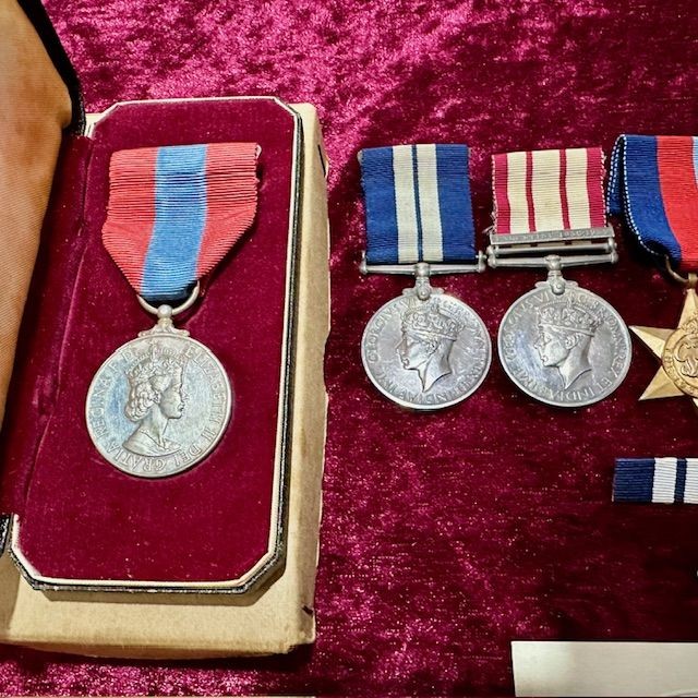 b2ap3_large_Distinguished-Service-Medal-Group-2 ***WW2 MALTA CONVOY DSM GROUPING***WW2 'Malta Convoy' Royal Naval Distinguished Service Medal (DSM) Grouping Fresh to The Market. - Armoury Antiques | Marlborough Antiques