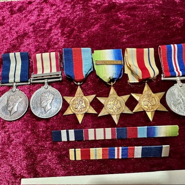 b2ap3_large_Distinguished-Service-Medal-Group-3 ***WW2 MALTA CONVOY DSM GROUPING***WW2 'Malta Convoy' Royal Naval Distinguished Service Medal (DSM) Grouping Fresh to The Market. - Armoury Antiques | Marlborough Antiques