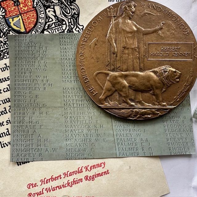 b2ap3_large_WW1-Death-Plaque-1 ***New In***WW1 Death Plaques. - Armoury Antiques | Marlborough Antiques