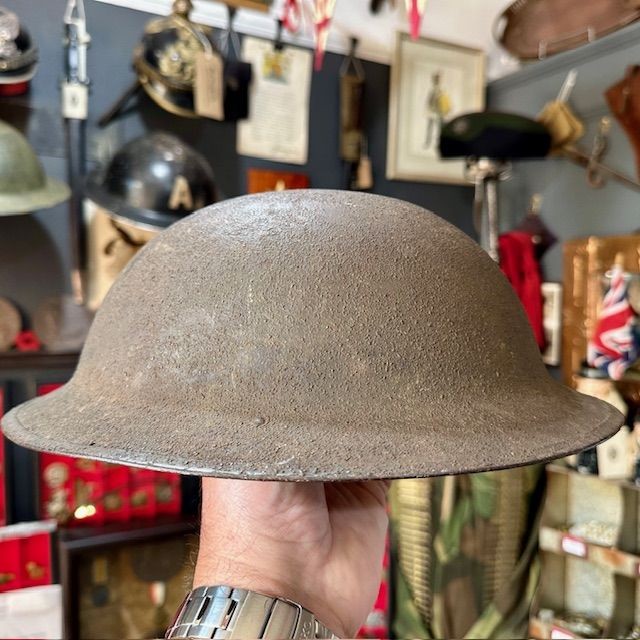 b2ap3_large_WW1-US-Brodie-Helmet-3 ***BOTH NOW SOLD***WW1 British and US Brodie Helmets. - Armoury Antiques | Marlborough Antiques