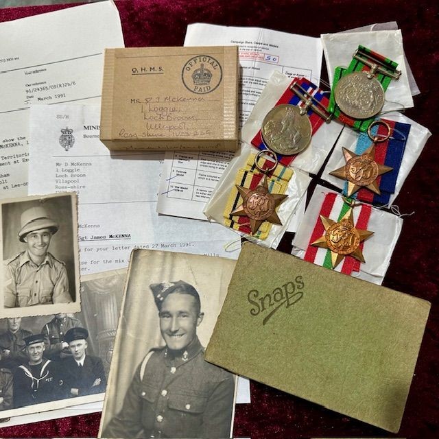 b2ap3_large_WW2-Medal-Group-1 ***New In***WW2 Medal Groups, Including 8th Army and a 1933 SA EM Dagger. - Armoury Antiques | Marlborough Antiques