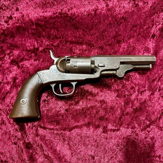 b2ap3_large_Bacon-Arms-Civil-War-Pocket-Revolver-2 ***NOW SOLD***Antique (c1862) Bacon Arms Company Bacon Civil War Pocket Revolver .31 Revolver. - Armoury Antiques | Marlborough Antiques