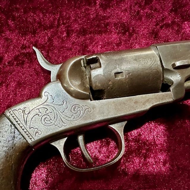 b2ap3_large_Bacon-Arms-Civil-War-Pocket-Revolver-3 ***NOW SOLD***Antique (c1862) Bacon Arms Company Bacon Civil War Pocket Revolver .31 Revolver. - Armoury Antiques | Marlborough Antiques