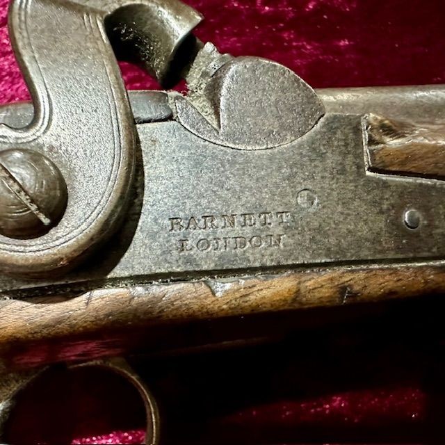 b2ap3_large_Antique-Sea-Service-Pistol-2 ***NOW SOLD***c1850 Victorian Short Se Service Pistol by 'Barnett, London'. - Armoury Antiques | Marlborough Antiques
