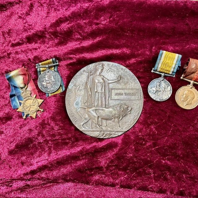 b2ap3_large_WW1-Medal-Grouping-1 ***New In***WW1 Brothers Medal Grouping and Death Plaque. - Armoury Antiques | Marlborough Antiques