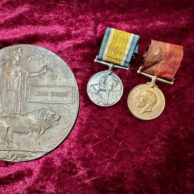 b2ap3_large_WW1-Medal-Grouping-3 ***New In***WW1 Brothers Medal Grouping and Death Plaque. - Armoury Antiques | Marlborough Antiques
