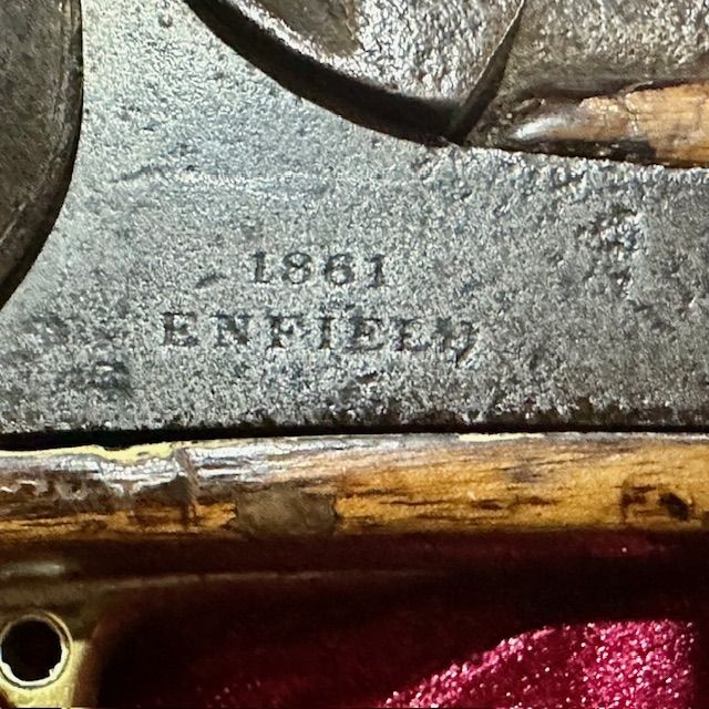 b2ap3_large_Victorian-1861-Enfield-Rifle-3 ***NOW SOLD***Victorian 1861 Dated Enfield Percussion Rifle. - Armoury Antiques | Marlborough Antiques