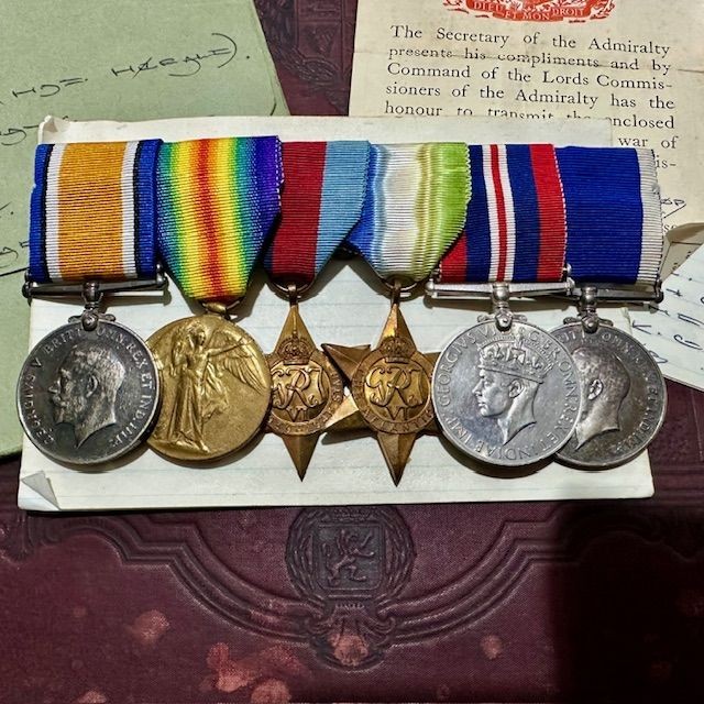 b2ap3_large_WW1-WW2-Royal-Naval-Medal-Grouping-2 ***New In***WW1/ WW2 Royal Navy Medal Grouping. - Armoury Antiques | Marlborough Antiques