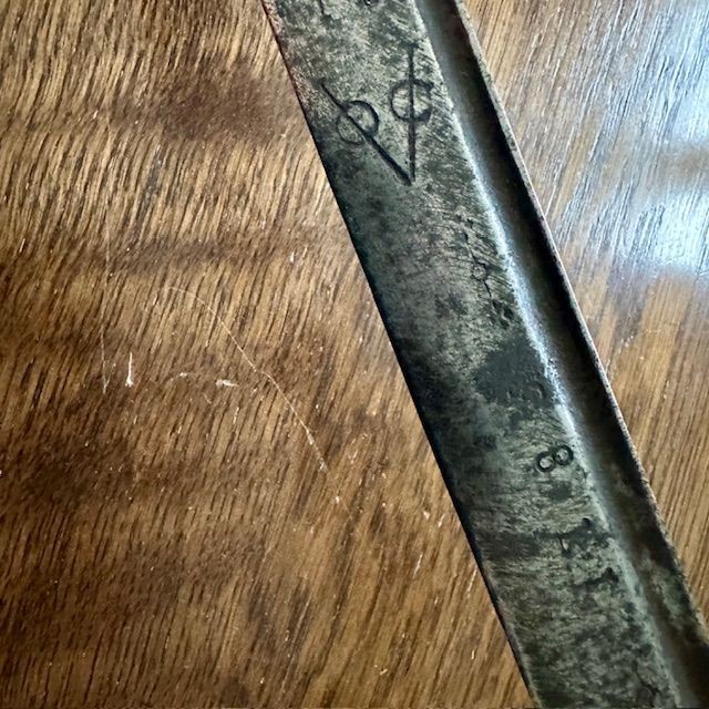 b2ap3_large_1783-Dutch-East-India-Company-Hanger-5 ***NOW SOLD***1783 Dated Dutch East India Company Naval Hanger/ Cutlass with Provenance. - Armoury Antiques | Marlborough Antiques