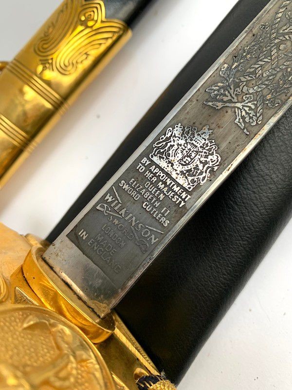 b2ap3_large_Armoury-Antiques-and-Militaria-Royal-Naval-Officers-Sword-2 ***New In***EIIR Royal Naval Officer's Sword by 'Wilkinson' and supplied by Gieves. - Armoury Antiques | Marlborough Antiques