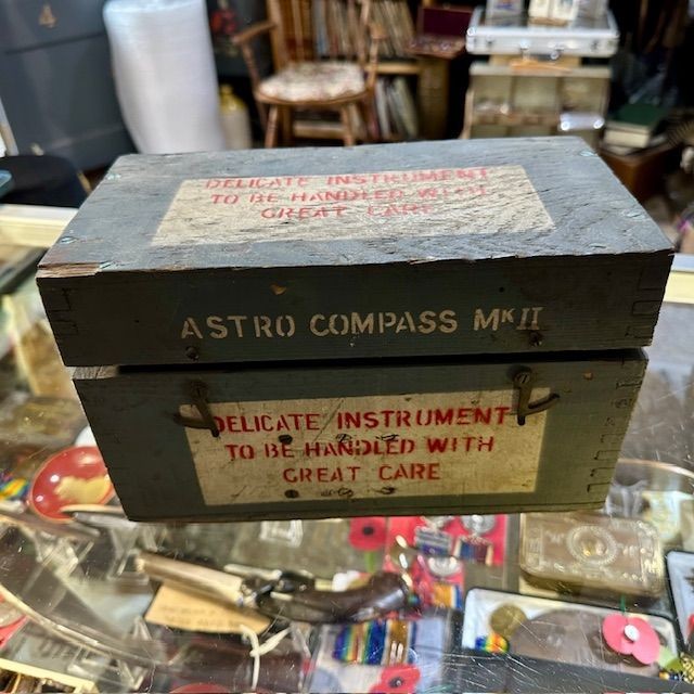b2ap3_large_WW2-Lancaster-Bomber-Astro-Compass-1 ***NOW SOLD***WW2 Lancaster Bomber Astro Compass Mk 2 in Wooden Case -1943 Air Ministry Dated. - Armoury Antiques | Marlborough Antiques