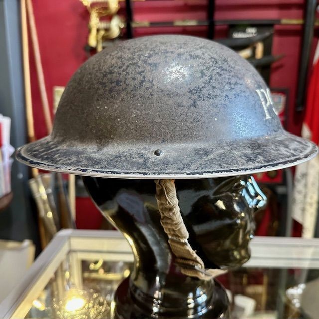 b2ap3_large_WW2-Police-Hemet-3 ***New In***A WW2 1939 Dated and Maker marked Police Brodie Helmet. - Armoury Antiques | Marlborough Antiques