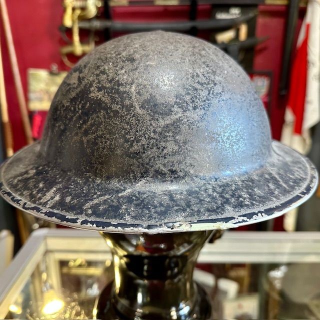 b2ap3_large_WW2-Police-Hemet-4 ***New In***A WW2 1939 Dated and Maker marked Police Brodie Helmet. - Armoury Antiques | Marlborough Antiques