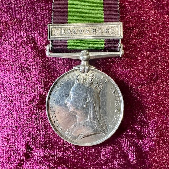 b2ap3_large_Very-Rare-Casualty-Survivor-from-the-Battle-of-Maiwand-Afghanistan-Medal-1881-1878-80-with-Kandahar-Clasp-2 ***New In***Very Rare Casualty/ Survivor from the Battle of Maiwand Afghanistan Medal 1881 (1878-80) with Kandahar Clasp. - Armoury Antiques | Marlborough Antiques