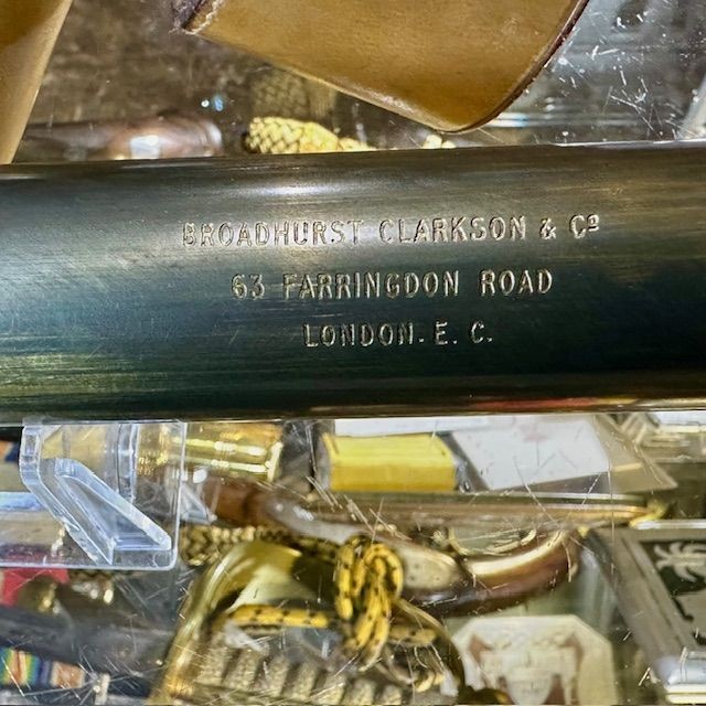 b2ap3_large_WW1-Telescope-1 ***New In***A Superb WW1 Period Military Telescope by 'BROADHURST CLARKSON & Co'. - Armoury Antiques | Marlborough Antiques