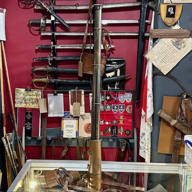 b2ap3_large_WW1-Telescope-3 ***New In***A Superb WW1 Period Military Telescope by 'BROADHURST CLARKSON & Co'. - Armoury Antiques | Marlborough Antiques