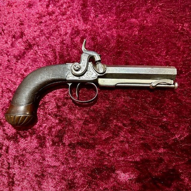 b2ap3_large_c1840-Percussion-Pistol-1 ***NOW SOLD***c1840 Gentleman's Percussion Pistol by 'Fenton, London'. - Armoury Antiques | Marlborough Antiques