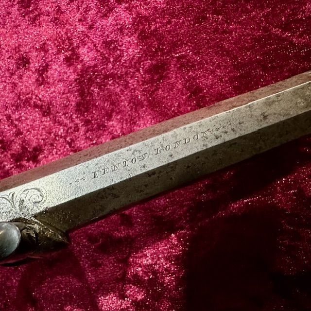 b2ap3_large_c1840-Percussion-Pistol-3 ***NOW SOLD***c1840 Gentleman's Percussion Pistol by 'Fenton, London'. - Armoury Antiques | Marlborough Antiques