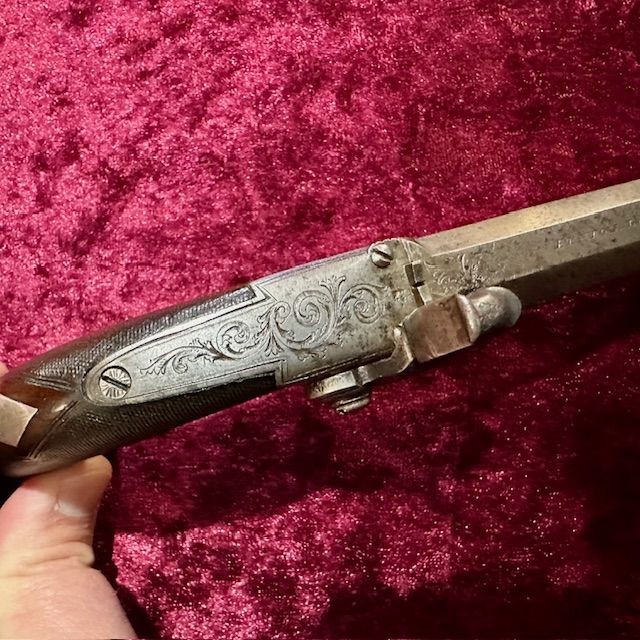 b2ap3_large_c1840-Percussion-Pistol-4 ***NOW SOLD***c1840 Gentleman's Percussion Pistol by 'Fenton, London'. - Armoury Antiques | Marlborough Antiques