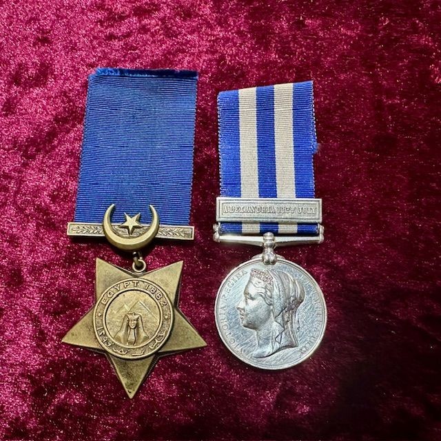 b2ap3_large_Victorian-Medal-Group-Egypt ***New In***Victorian Medal Pair - Egypt Campaign. - Armoury Antiques | Marlborough Antiques