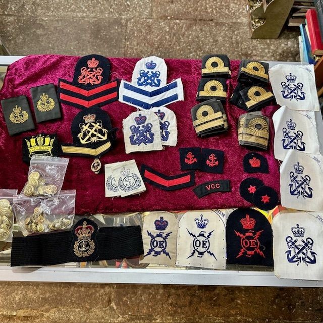 b2ap3_large_Armoury-Antiques-and-Militaria-New-In ***New In***Selection of Royal Naval Cloth Patches, Etc. - Armoury Antiques | Marlborough Antiques
