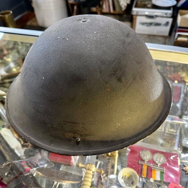 b2ap3_large_Turtle-Helmet-2 ***NOW SOLD***Falklands Period MKIV 'Turtle' Helmet and Cover. - Armoury Antiques | Marlborough Antiques