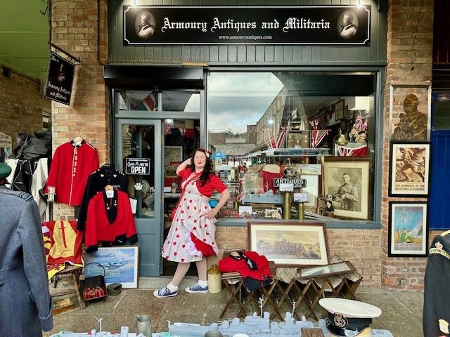 b2ap3_large_Rebecca-Anderson-Shelter-Lady-2 Best of Luck to Rebecca our Very Stylish Anderson Shelter Specialist! - Armoury Antiques | Marlborough Antiques