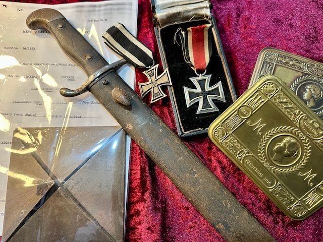 b2ap3_large_New-In-2 ***NOW SOLD***Included Falklands War Argentine bring back bayonet with an interesting story. - Armoury Antiques | Marlborough Antiques
