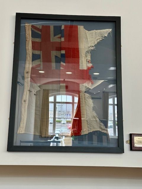 b2ap3_large_HMS-Broadsword-Ensign 24th May 2025 - An Outstanding Evening with the Falklands War HMS Broadsword Association at HMS Drake - An Honour and Privilege as Their Guest. - Armoury Antiques | Marlborough Antiques