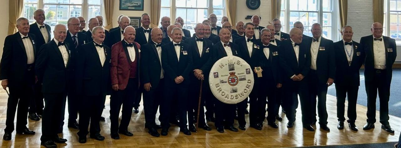 b2ap3_large_HMS-Broadsword 24th May 2025 - An Outstanding Evening with the Falklands War HMS Broadsword Association at HMS Drake - An Honour and Privilege as Their Guest. - Armoury Antiques | Marlborough Antiques