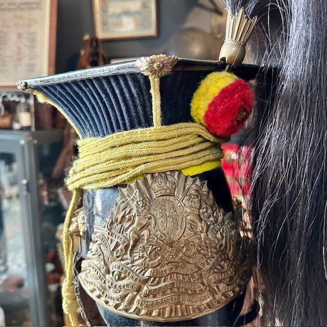 b2ap3_large_Edwardian-Lancers-Helmet-6 ***New In***A Rare and Superb Edwardian (1901-1910) 16th Lancers Dress Cap/ Helmet. - Armoury Antiques | Marlborough Antiques