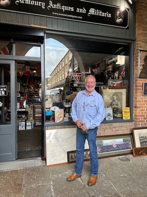 b2ap3_large_Neil-Aspinshaw-1 3rd June 2025 - A visit today from well known and respected author Neil Aspinshaw, Author of The Book 'The Martini-Henry For Queen and Empire'. - Armoury Antiques | Marlborough Antiques