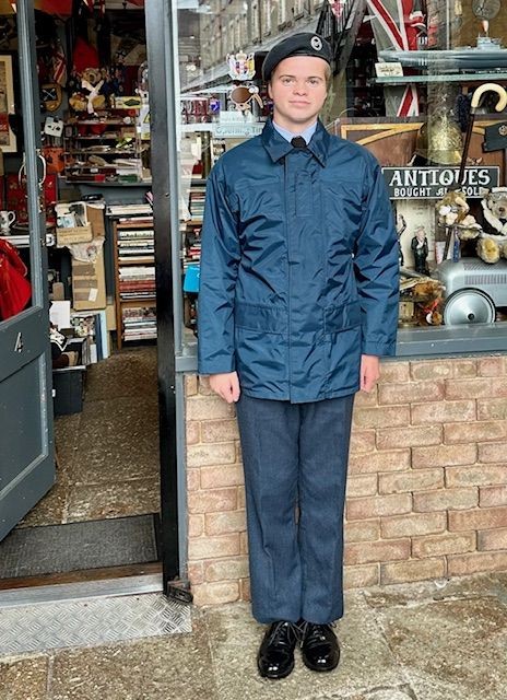 b2ap3_large_Elliot-RAF-Cadets-1 ​Plymouth Armed Forces Day - 28th June 2025. Our Dear Friend Elliot on His Way Via Our Antique Shop This Morning - Have A Great Day Elliot! - Armoury Antiques | Marlborough Antiques