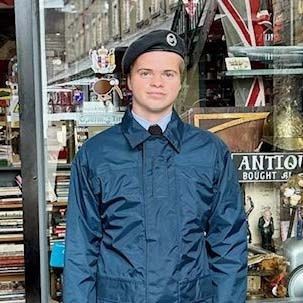 b2ap3_large_Elliot ​Plymouth Armed Forces Day - 28th June 2025. Our Dear Friend Elliot on His Way Via Our Antique Shop This Morning - Have A Great Day Elliot! - Armoury Antiques | Marlborough Antiques