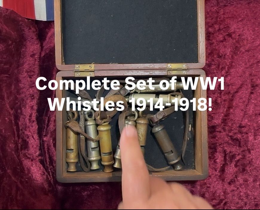 b2ap3_large_WW1-Trench-Whistles---A-Complete-Set ***NOW SOLD***A Very Scarce Complete Set of WW1 Trench Whistles 1914-1918. - Armoury Antiques | Marlborough Antiques