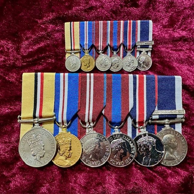 b2ap3_large_Medal-Mounting 19th August 2025 - Another Medal Grouping with Miniatures Mounted by Armoury Antiques and Militaria for One of Our Valued Clients. - Armoury Antiques | Marlborough Antiques