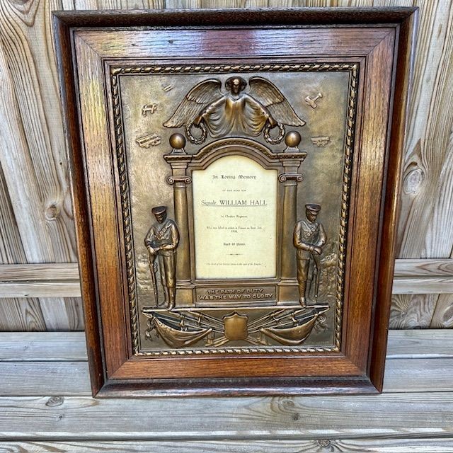 b2ap3_large_WW1-Memorial-1 ***New In***WW1 Memorial, Framed Studio Portrait and Picture. - Armoury Antiques | Marlborough Antiques