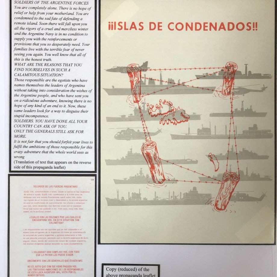 b2ap3_large_Falklands-2 ***NOW SOLD***A Collection of Falklands War (1982) Propaganda Leaflets. - Armoury Antiques | Marlborough Antiques