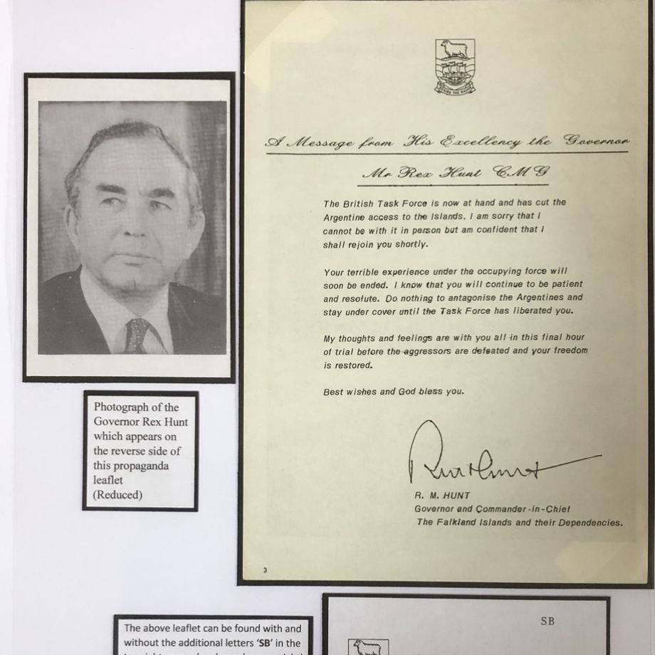 b2ap3_large_Falklands-3 ***NOW SOLD***A Collection of Falklands War (1982) Propaganda Leaflets. - Armoury Antiques | Marlborough Antiques
