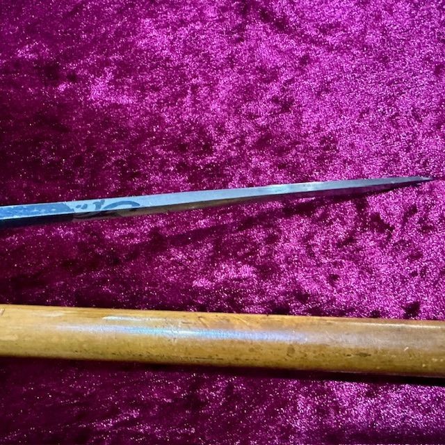 b2ap3_large_Antique-Sword-Stick-10 ***New In***c1800 Antique Sword Stick with Blue and Gilt Georgian Blade. - Armoury Antiques | Marlborough Antiques