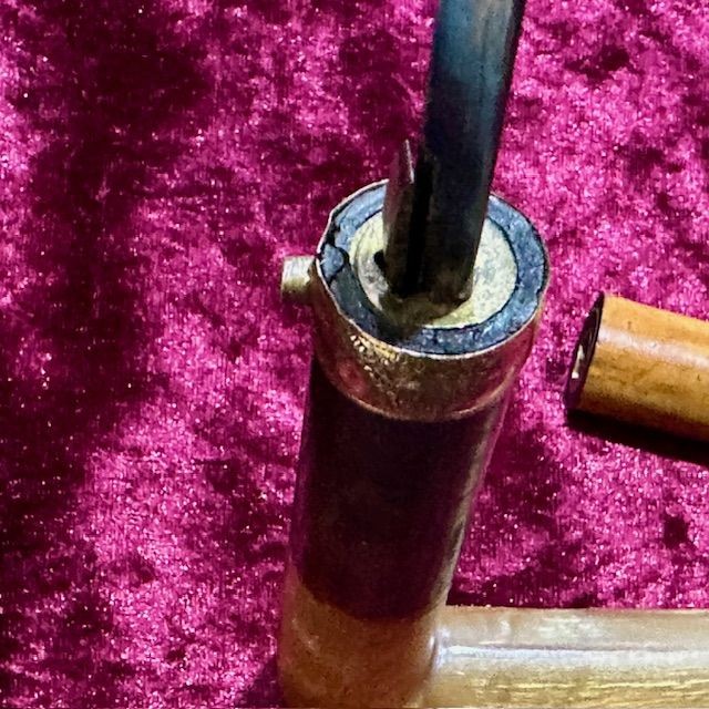 b2ap3_large_Antique-Sword-Stick-11 ***New In***c1800 Antique Sword Stick with Blue and Gilt Georgian Blade. - Armoury Antiques | Marlborough Antiques