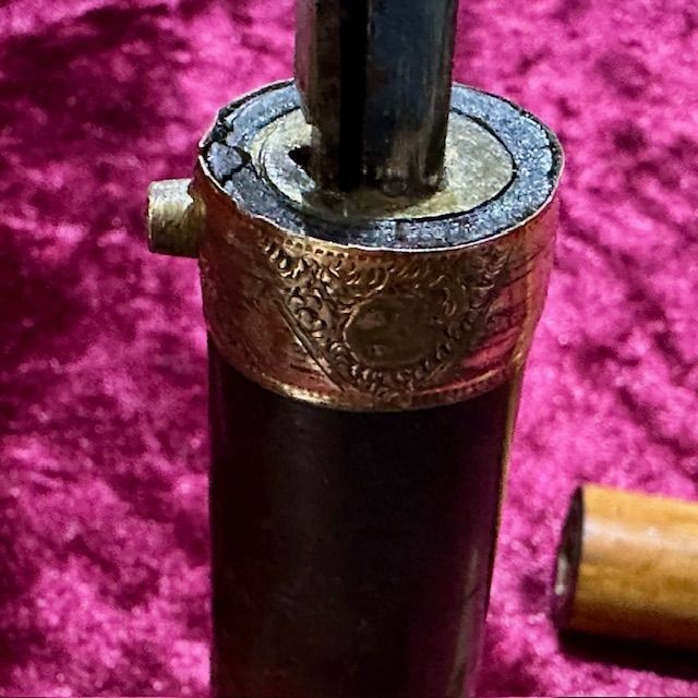 b2ap3_large_Antique-Sword-Stick-12 ***New In***c1800 Antique Sword Stick with Blue and Gilt Georgian Blade. - Armoury Antiques | Marlborough Antiques