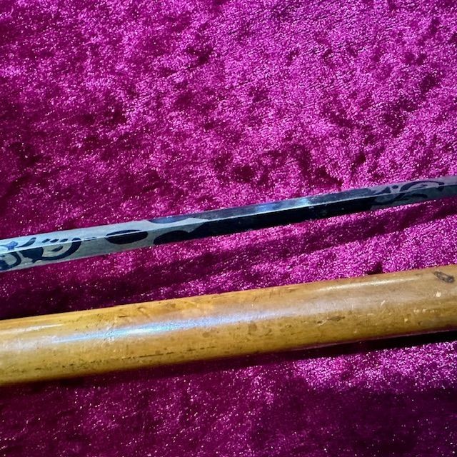 b2ap3_large_Antique-Sword-Stick-6 ***New In***c1800 Antique Sword Stick with Blue and Gilt Georgian Blade. - Armoury Antiques | Marlborough Antiques