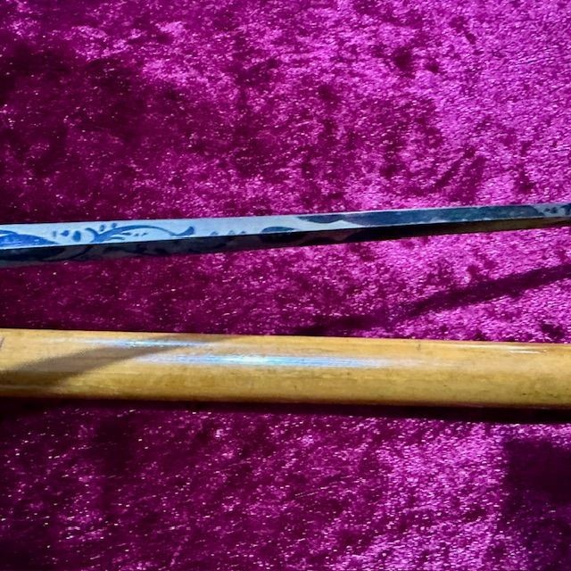 b2ap3_large_Antique-Sword-Stick-9 ***New In***c1800 Antique Sword Stick with Blue and Gilt Georgian Blade. - Armoury Antiques | Marlborough Antiques