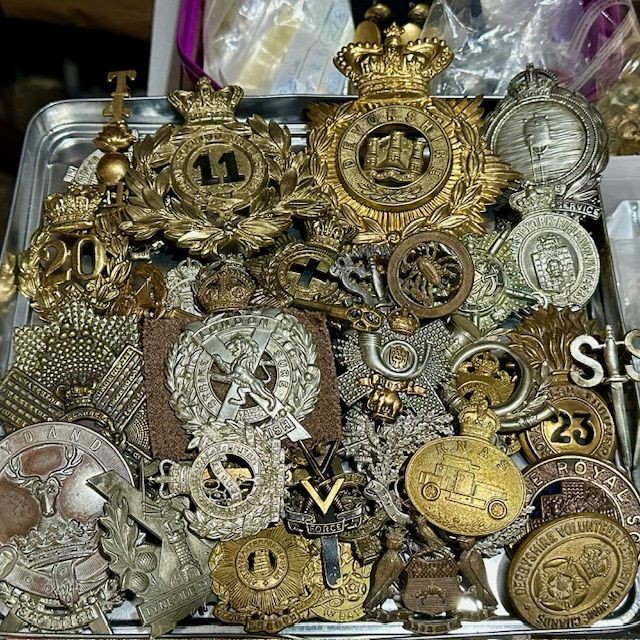 b2ap3_large_Collection-2 ***New In***Large Helmet Plate and Cap Badge Collection. - Armoury Antiques | Marlborough Antiques