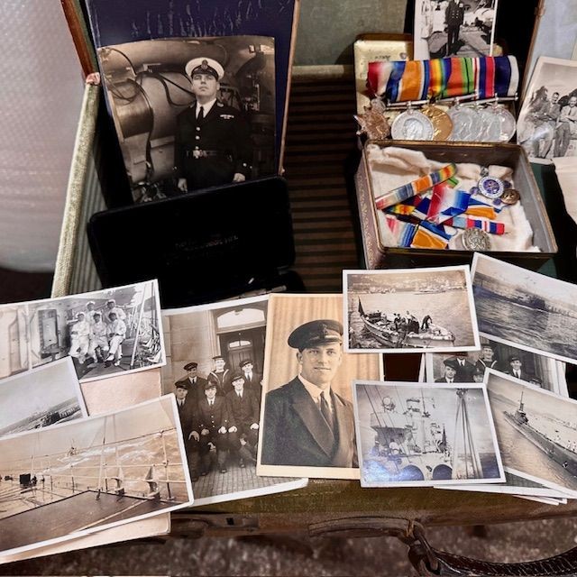 b2ap3_large_Father-and-Son-Medal-Grouping-2 ***New In***A Superb WW1 and WW2 Father and Son Medal Grouping Mentioned in Dispatches (MiD) and Huge Amount of Family Ephemera. - Armoury Antiques | Marlborough Antiques