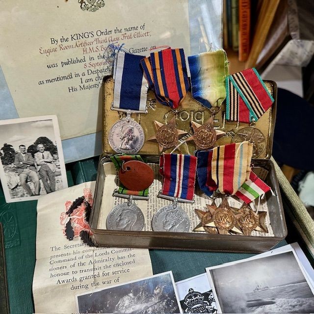 b2ap3_large_Father-and-Son-Medal-Grouping-4 ***New In***A Superb WW1 and WW2 Father and Son Medal Grouping Mentioned in Dispatches (MiD) and Huge Amount of Family Ephemera. - Armoury Antiques | Marlborough Antiques